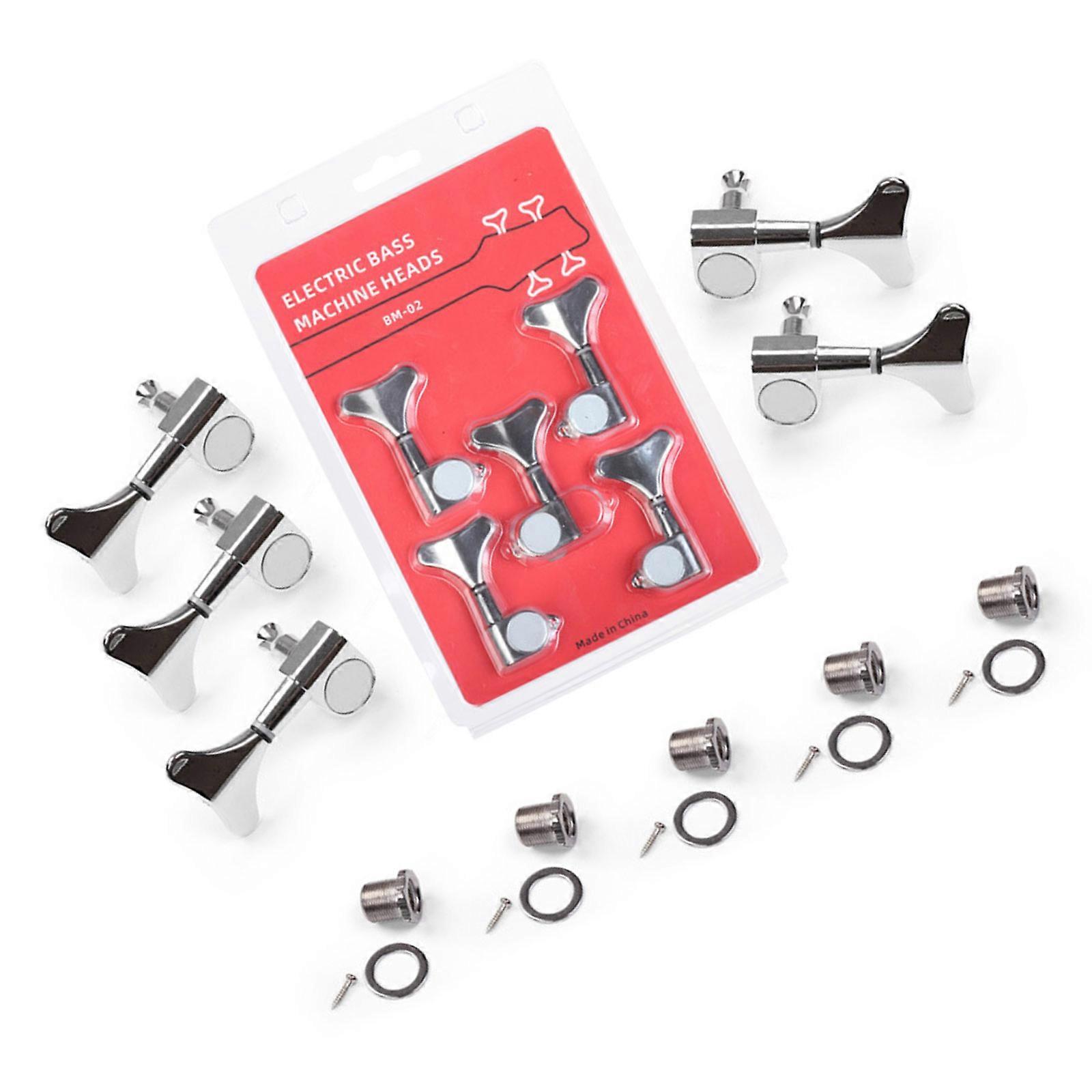 Pack of 5 Guitar Tailpiece Pegs Perfect for Various Use in Different Playing Environment with Enhancing Durability  Silver