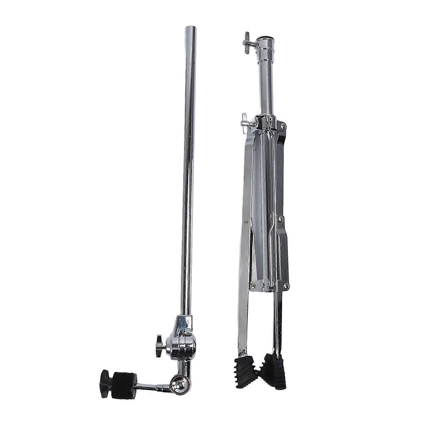 Drum Cymbal Stand Multifunctional Iron Adjustable Foldable Cymbal Straight Stand for Practice