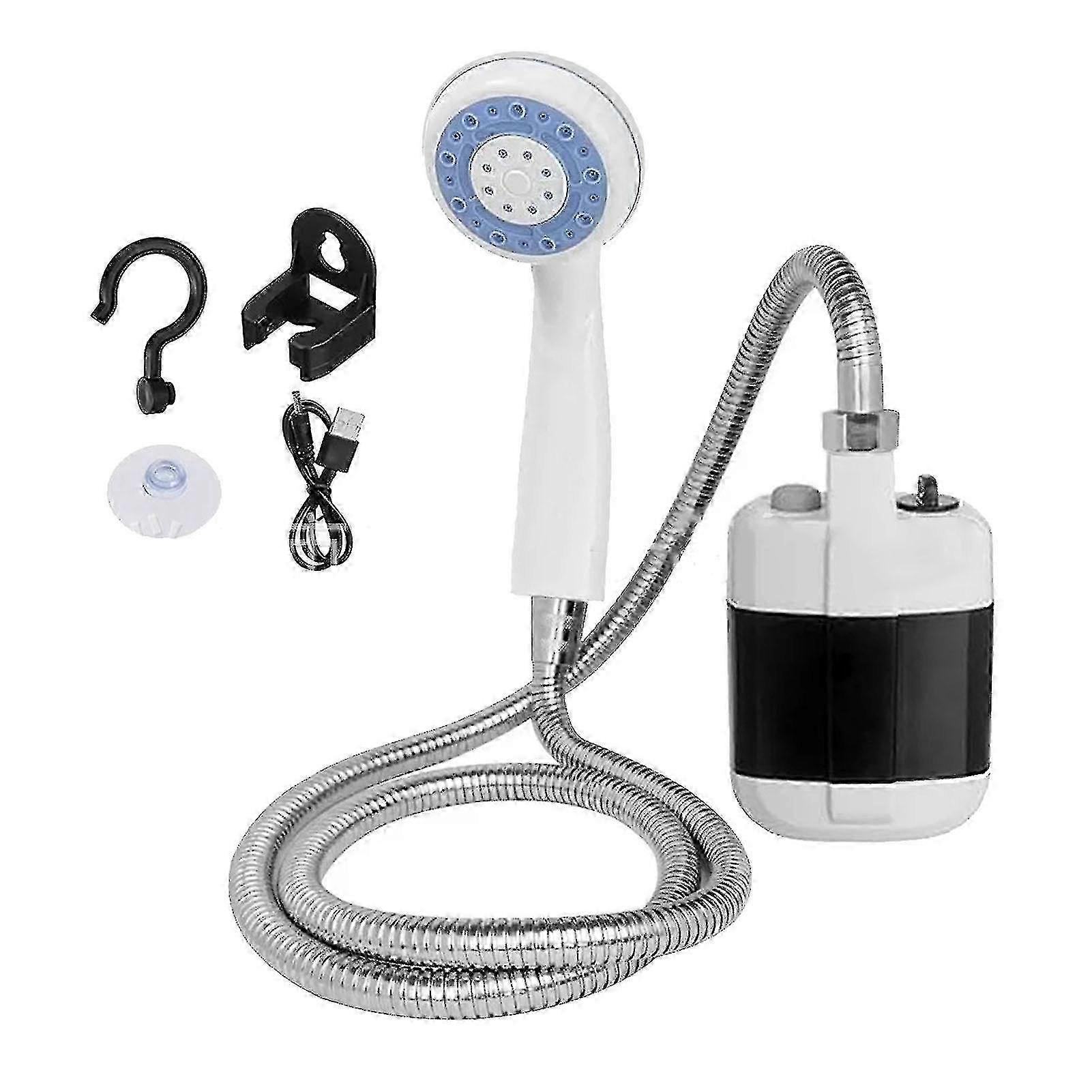 Portable ABS Battery-Powered Shower Pump for Outdoor Camping