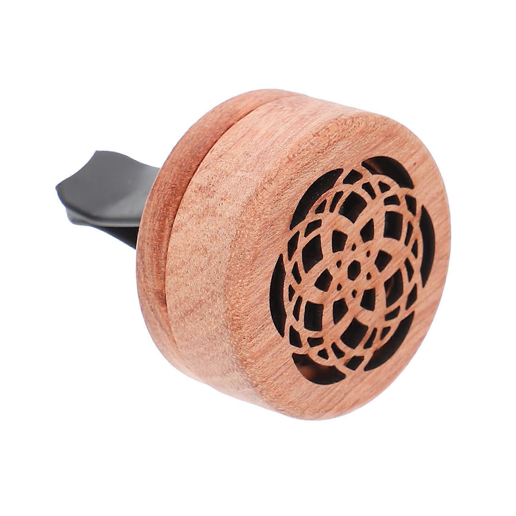 Wooden Car Air Vent Diffuser Clip for Essential Oils, Aromatherapy Air Freshener for Vehicle