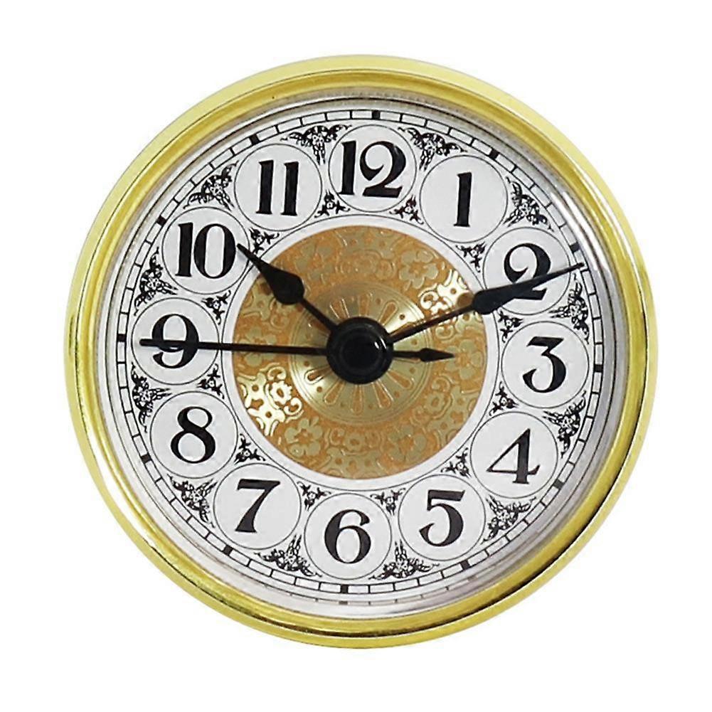 70MM Quartz Clock Insert Arabic Numeral Clear Lens