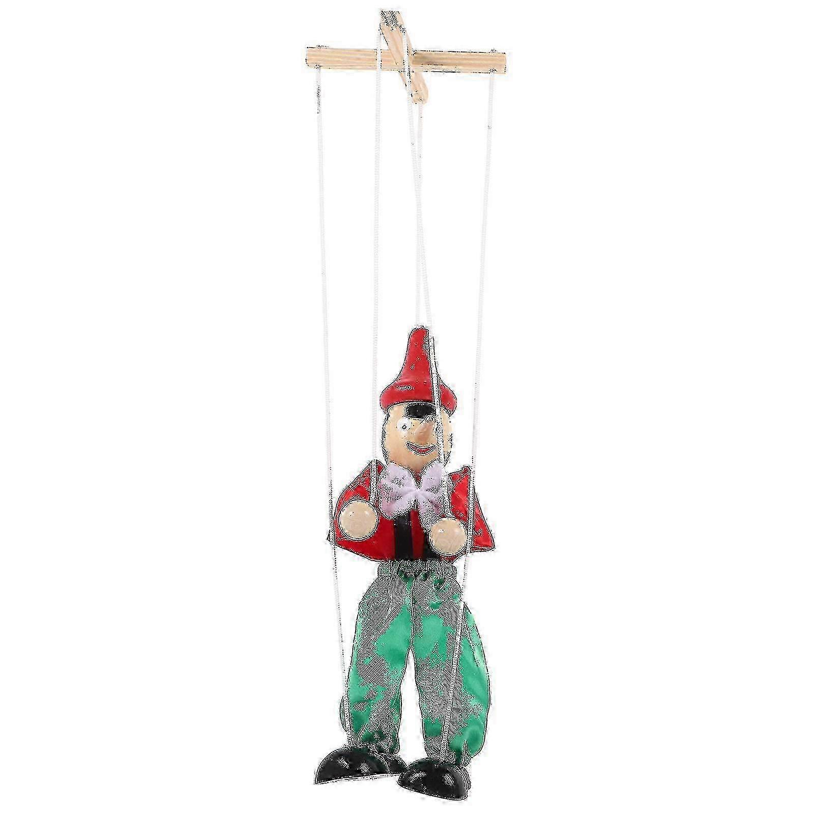 Marionette Puppet String - Interactive Wooden Puppet Show Toy for Kids