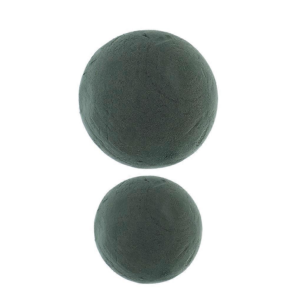 Floral Foam Round 2Pcs Craft Foam Balls Perfect For DIY Enthusiasts And Florists In 12.00X12.00X12.00CM Size With Water Absorbing Feature