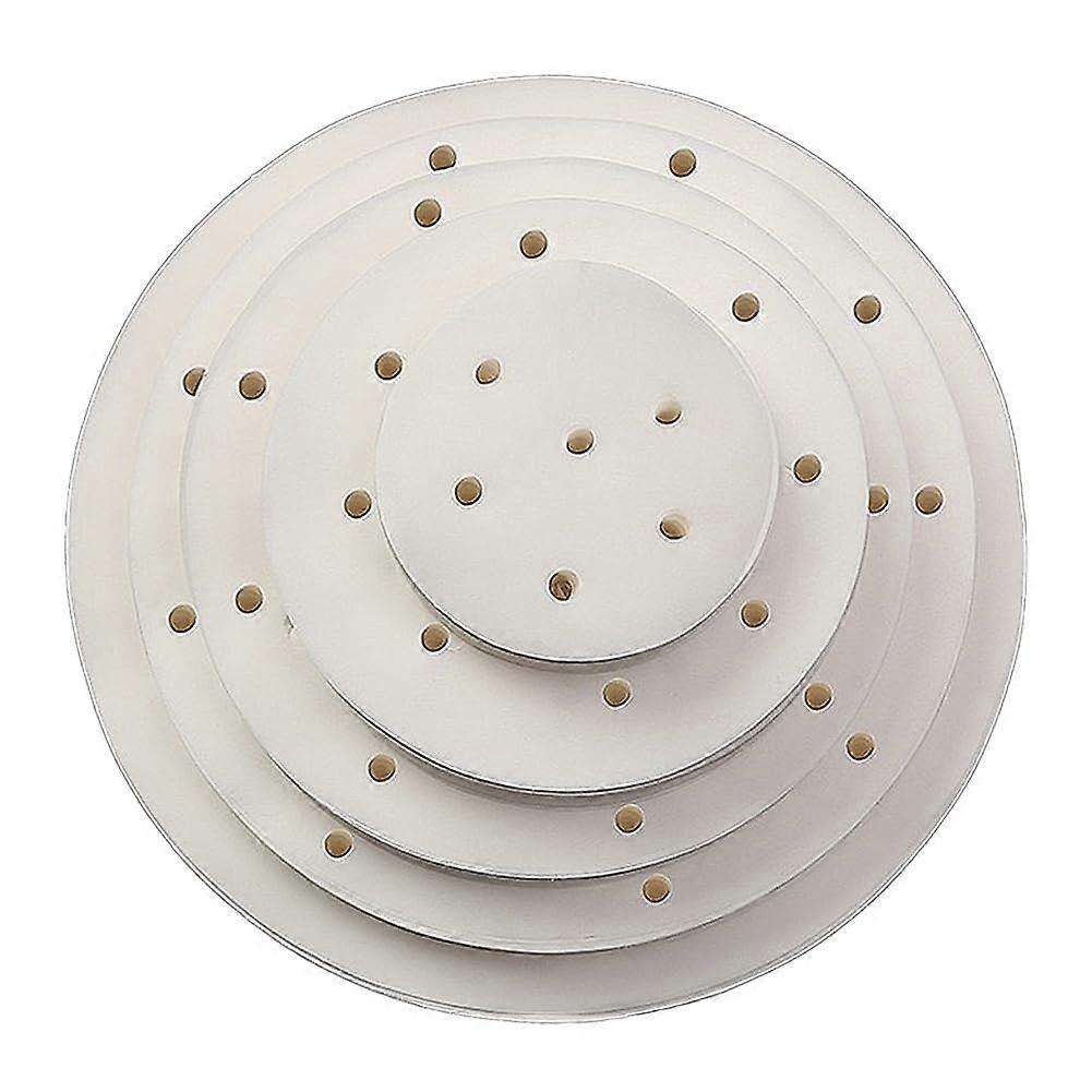 100 Pcs 13 Inch Air Fryer Liners with Holes, NonStick Parchment Sheets for Steamer and Baking