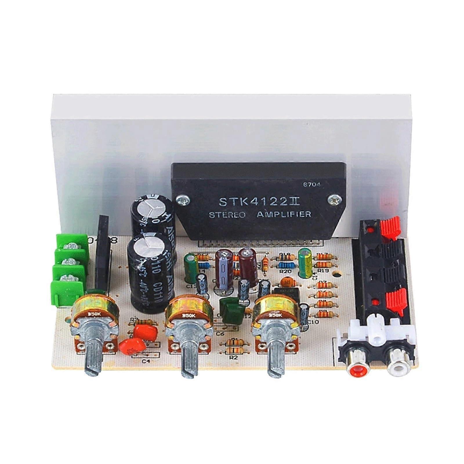 50W 2.0 Channel Thick Film Stereo Amplifier Board, 15V18V AC Input, Wide Frequency Response