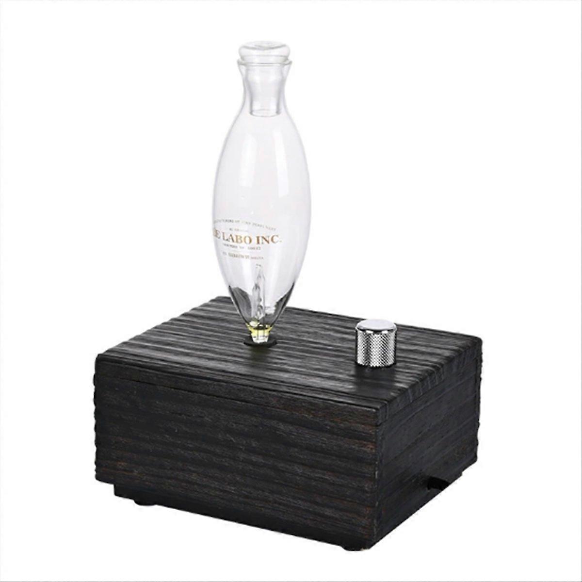 Waterless Pure Essential Oil Diffuser Nebulizer Aromatherapy Diffuser Electric Wooden Glass Aroma Essential Diffusers