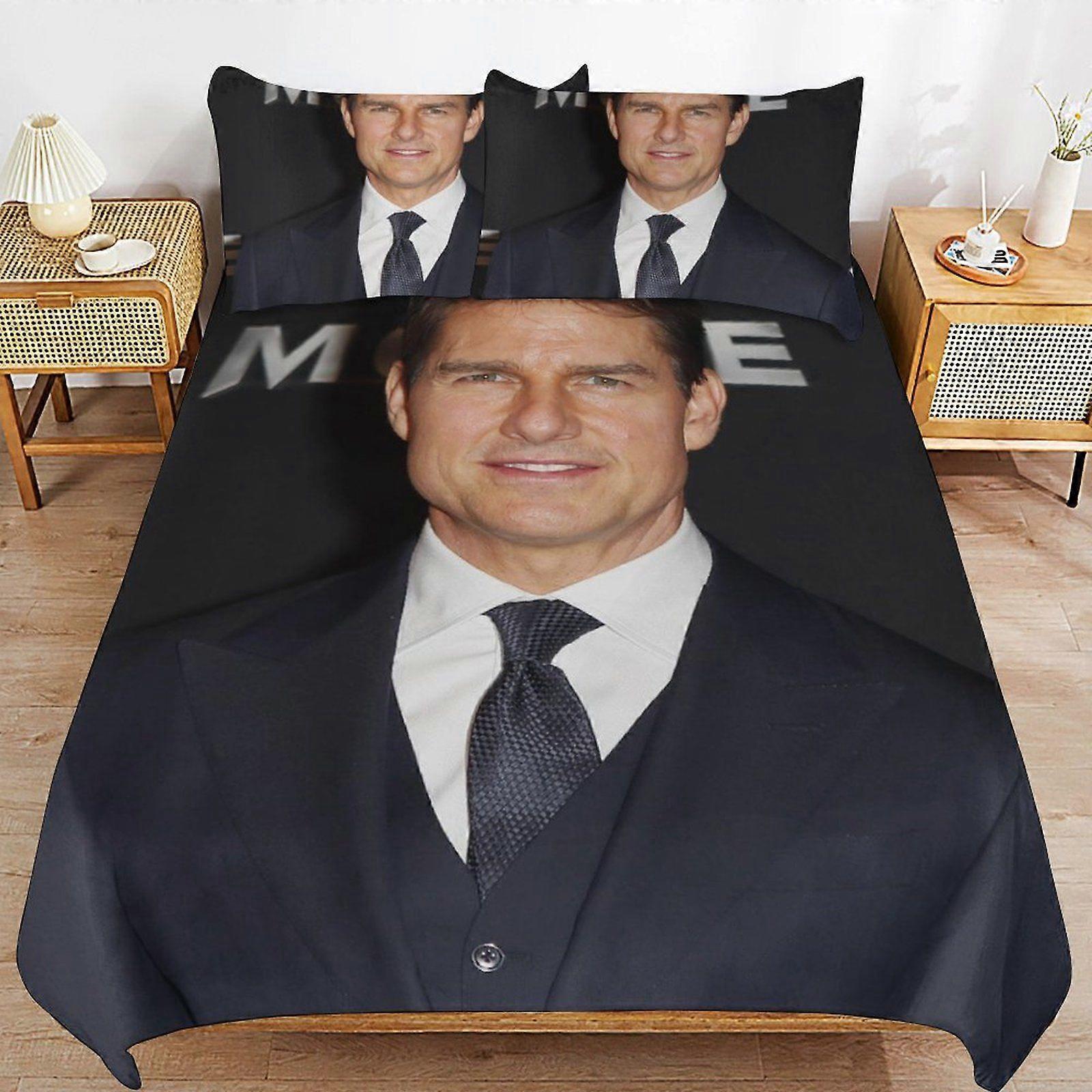 565XB Tom Cruise Simple Smooth Finish Practical Zipper Closure Soft Bedding Duvet Cover Sets Sleep Essentials KL565