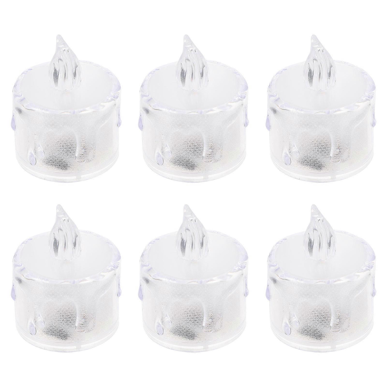 Electronic Candle Small Simulation Electric Candle Lamp with 24Pcs for Decor
