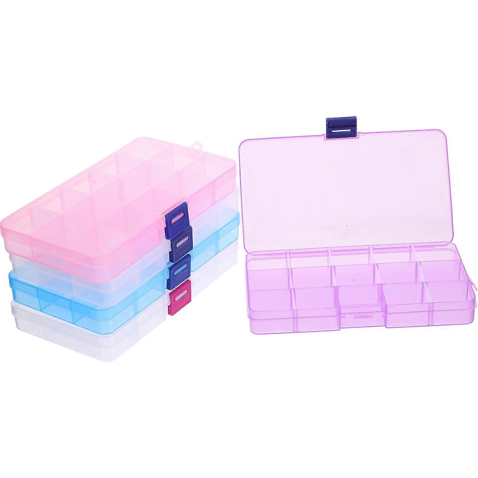Bead Storage Box Plastic Tools Container for Storage Use 25Pcs