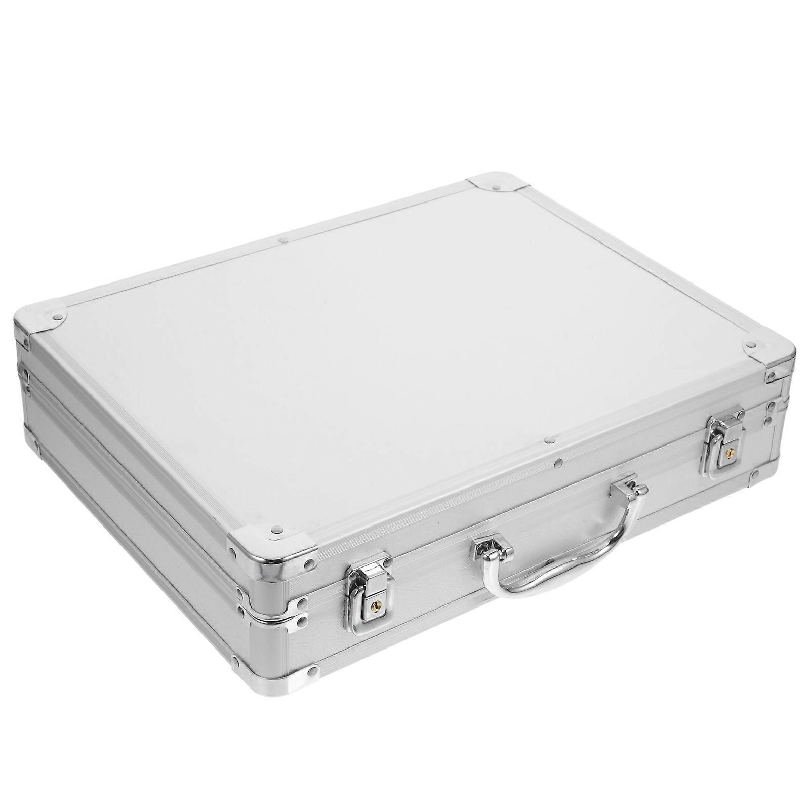 Hard Briefcase Aluminum Alloy Tool Case for Storage Large Capacity