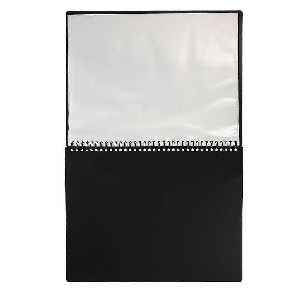 Music Folder with Transparent Inserts for A4 Sheets and Documents Multi Color Stylish Design 40 Pages Capacity