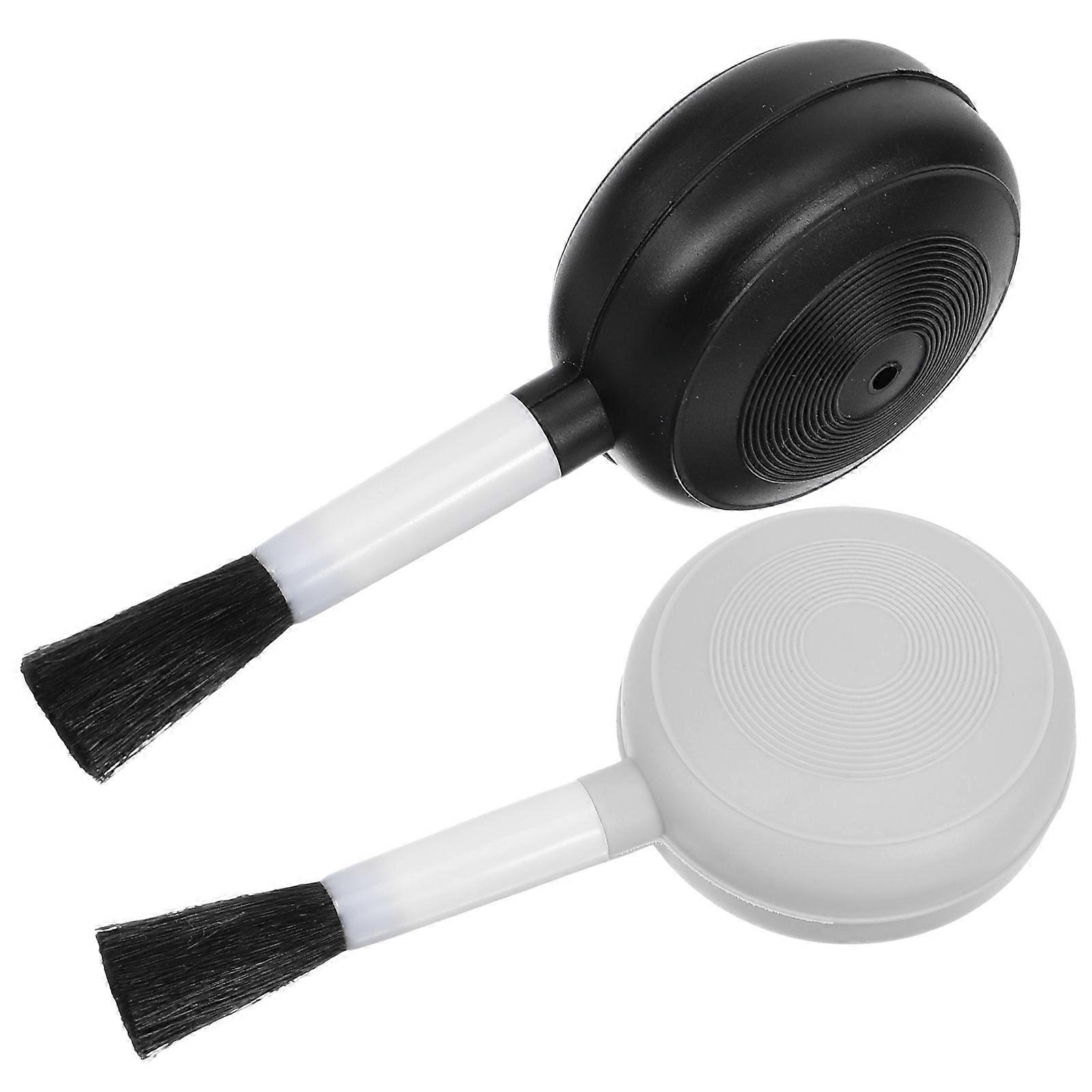 2pcs Air Blower and Soft Brush Plastic Bulb Pump Cleaning Tool