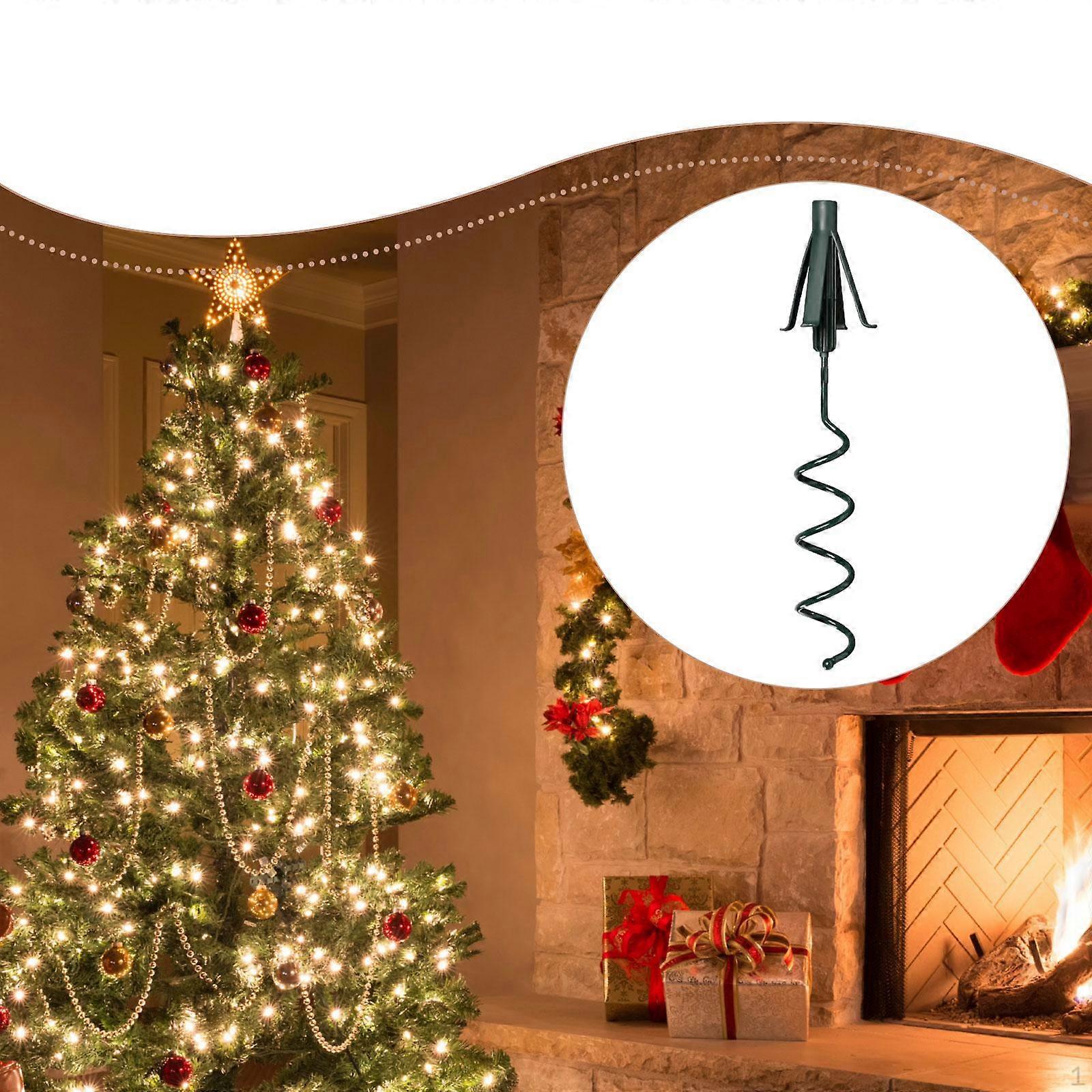 Christmas Tree Topper Holder Xmas Stabilizer with Adjustable Attachment Twist Base for