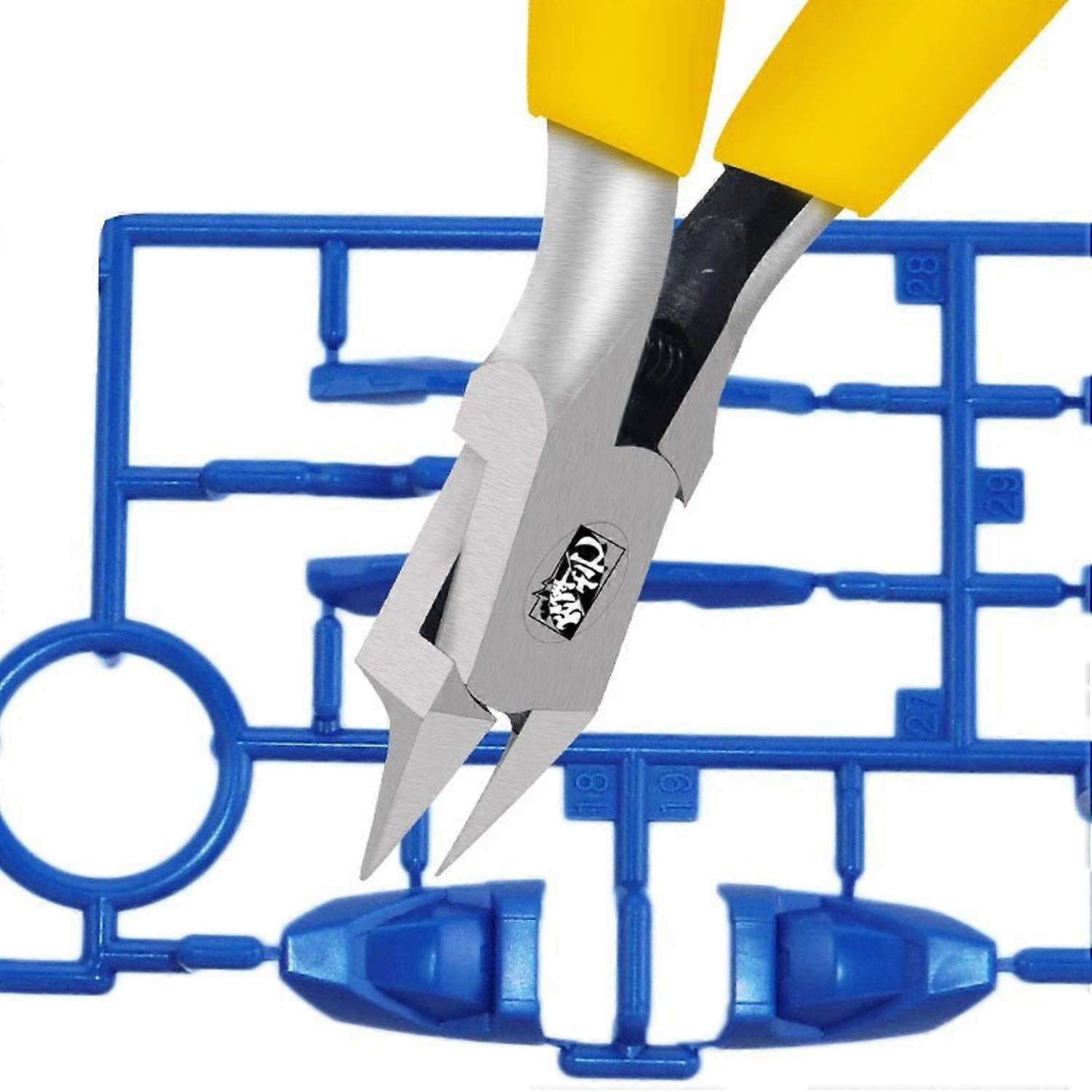 Model Kit Nipper Japan Steel Precision Single Blade Side Cutter Clean Cuts for Gundam with Sheath