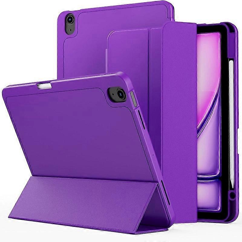 Stylish Case For Ipad Mini7/a17ro Grape Purple Leather