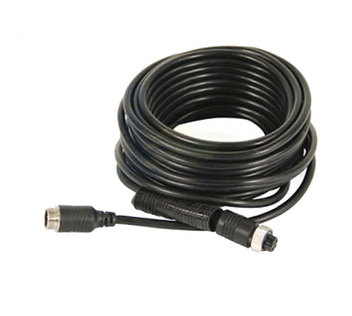 30ft Weatherproof Camera Cable for Rear View and Backup Monitor Secure Connection