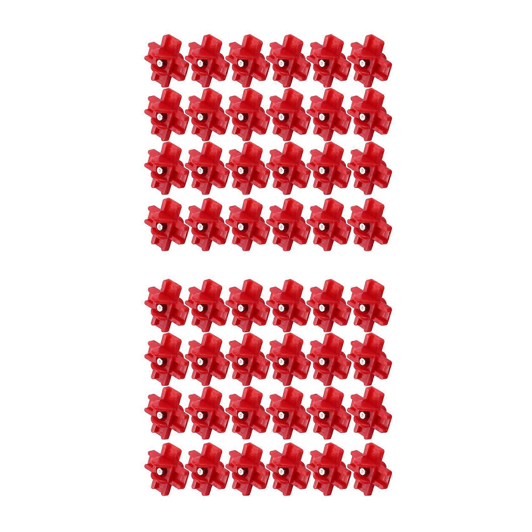 48 Pack Horizontal Side Mount Automatic Poultry Nipples Clean Drinker Waterer for Chicken Or Quail