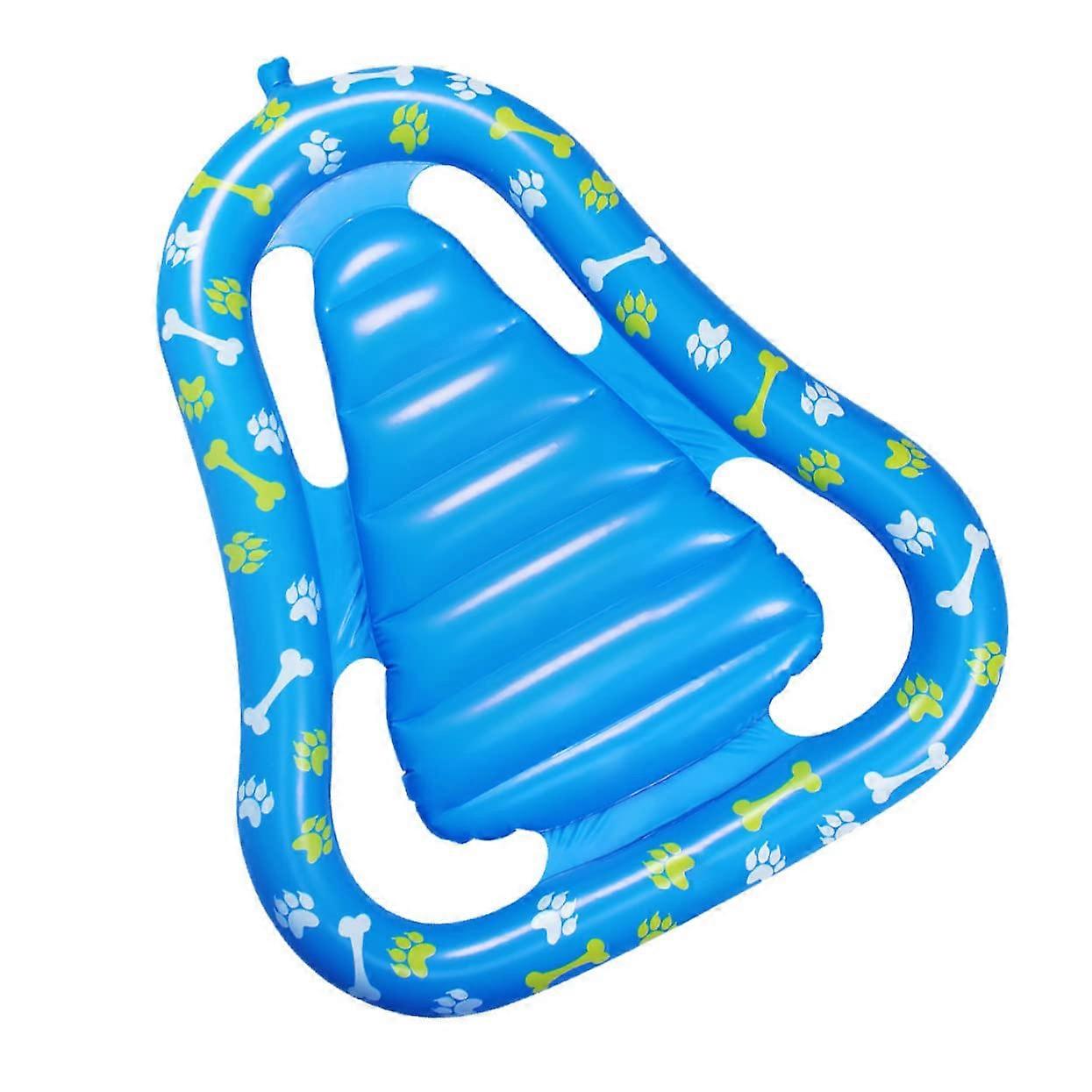 Dog Pool Float Inflatable Dog Bed for Swimming Comfortable Durable Floating Pad for Pets