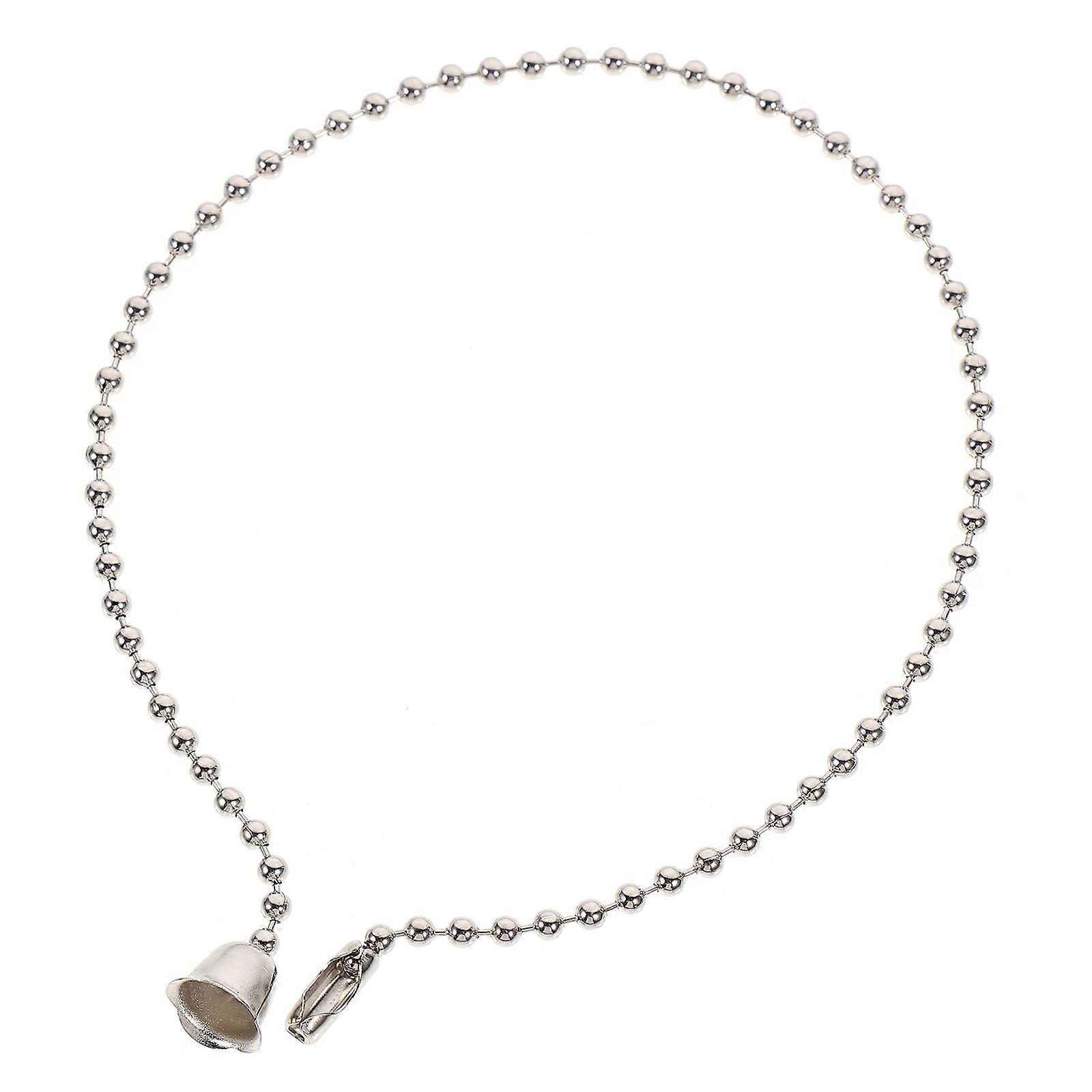 Ceiling Fan Pull Chain Replacement 10Pcs Decorative Silver Chains For Ceiling Light Home Decoration Function