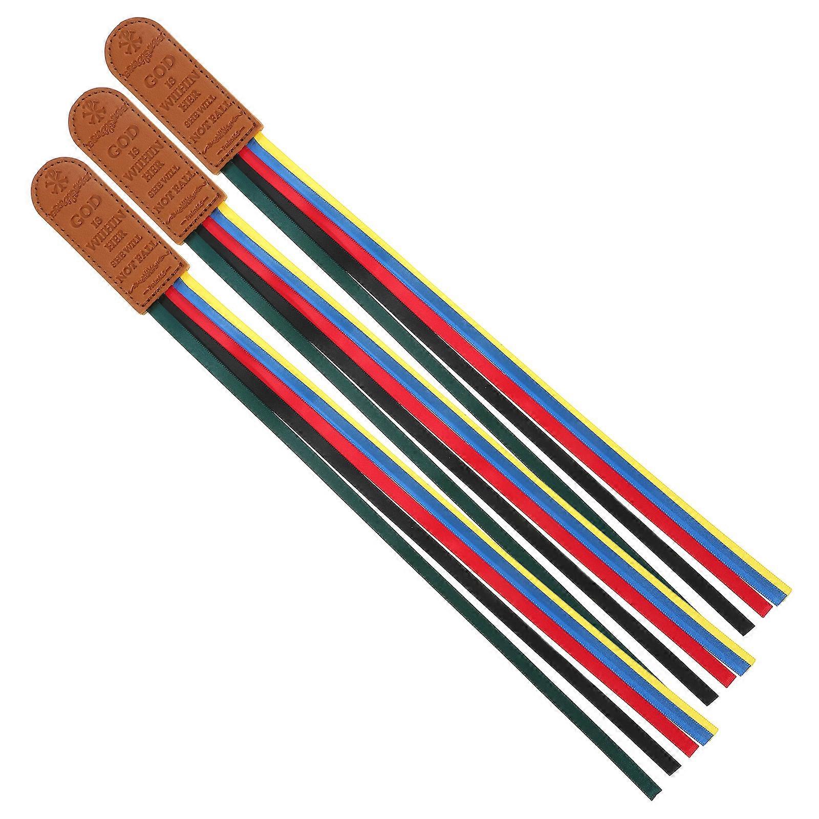 3Pcs Ribbon Page Book Marker for Decorative Use