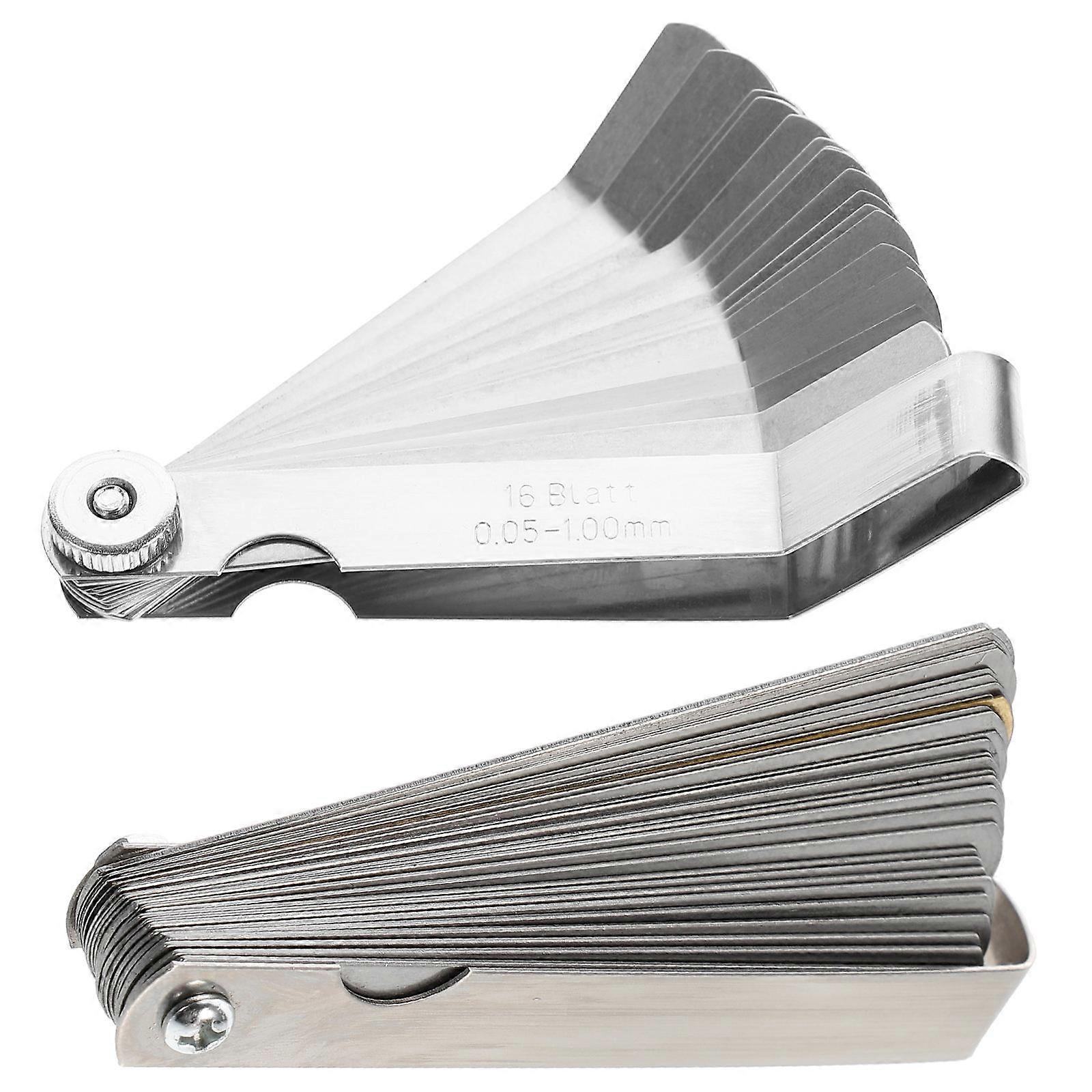 Spring Steel Feeler Gauge Set for High Precision Measuring 2Pcs