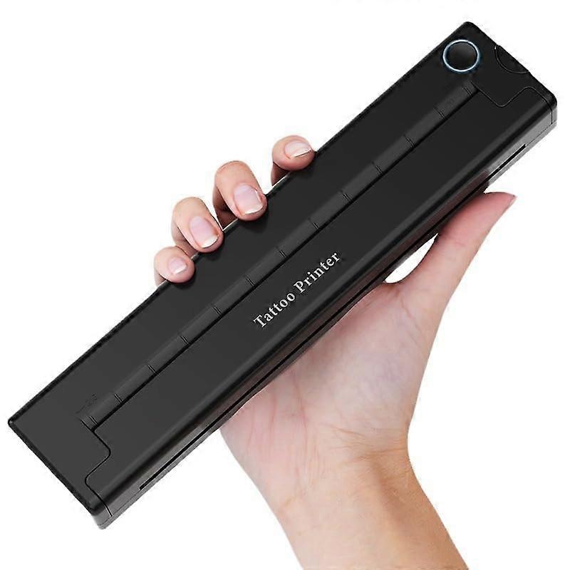 Wireless Tattoo Transfer Printer with 10 Stencil Papers for Professional Accurate Stencil Printing