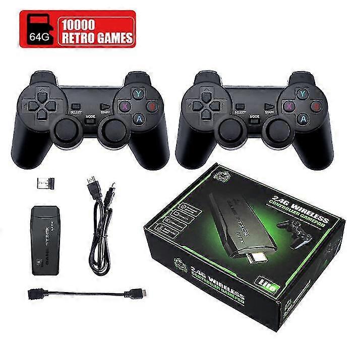 26-27 Game Console, HD Console with Dual 2.4G Wireless Controllers