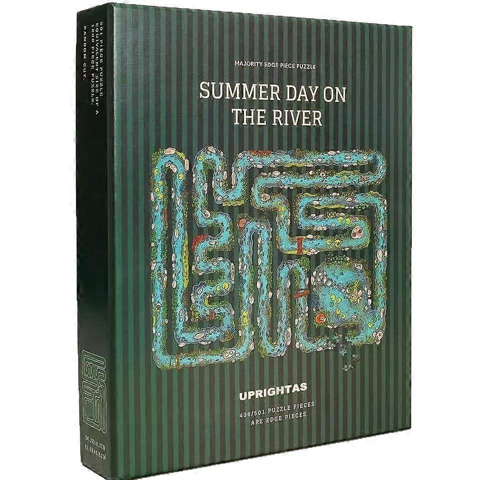 Edge Piece Puzzle Game, Unique River - Themed Puzzle