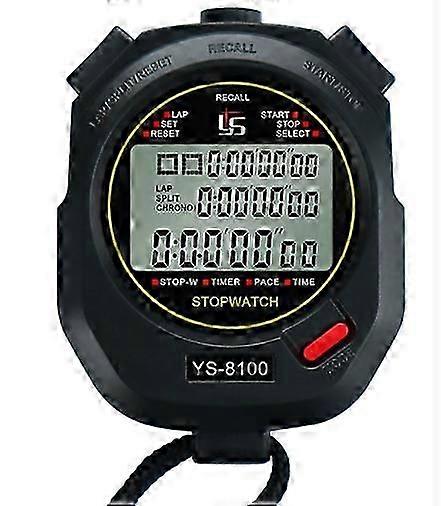 Stopur 3x-100m hukommelse sort