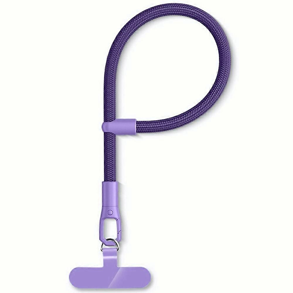 7mm Adjustable Wrist Strap Polyester Phone Lanyard with Tether Tab
