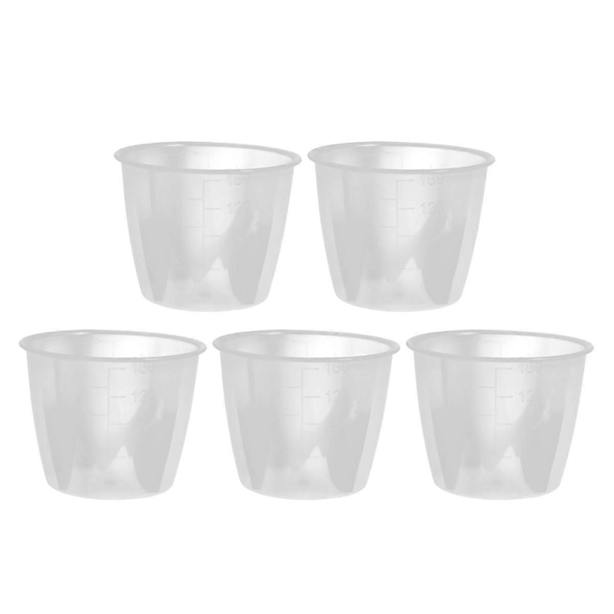 Rice Measuring Cup Set 160ml Plastic Transparent with Precise Scale for Cooking and Rice Cooker Ref:6818