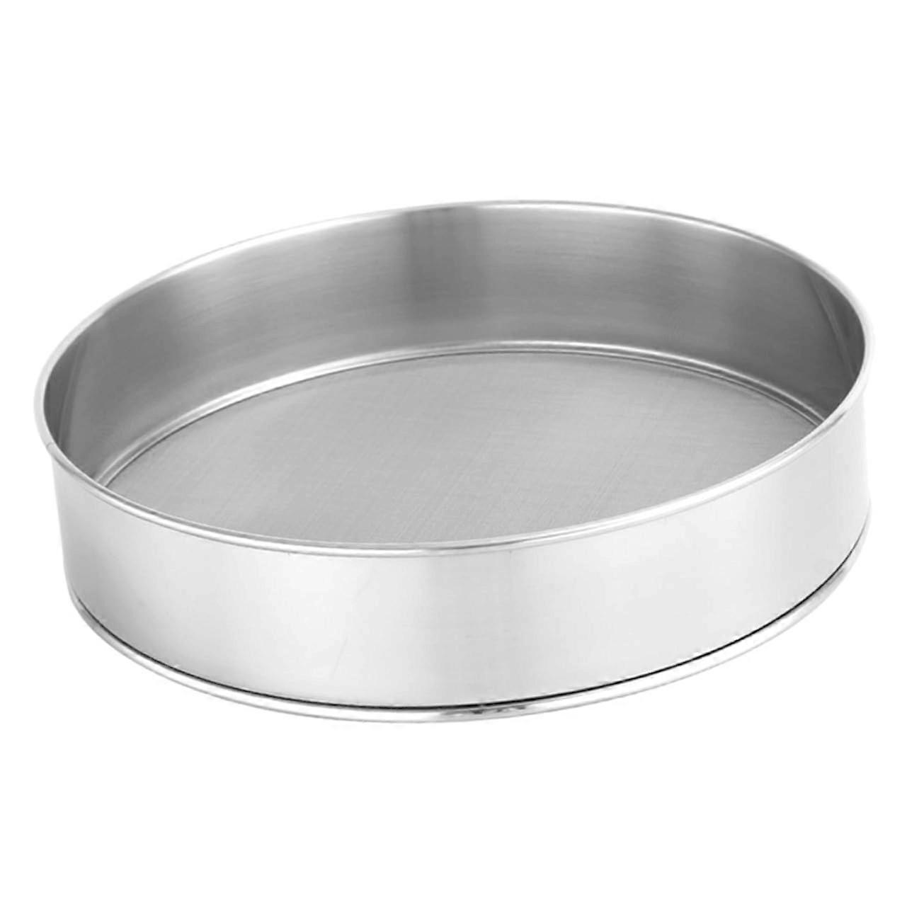 Stainless Steel Flour Sifter with Fine Mesh for Baking, RustResistant Lightweight Kitchen Tool