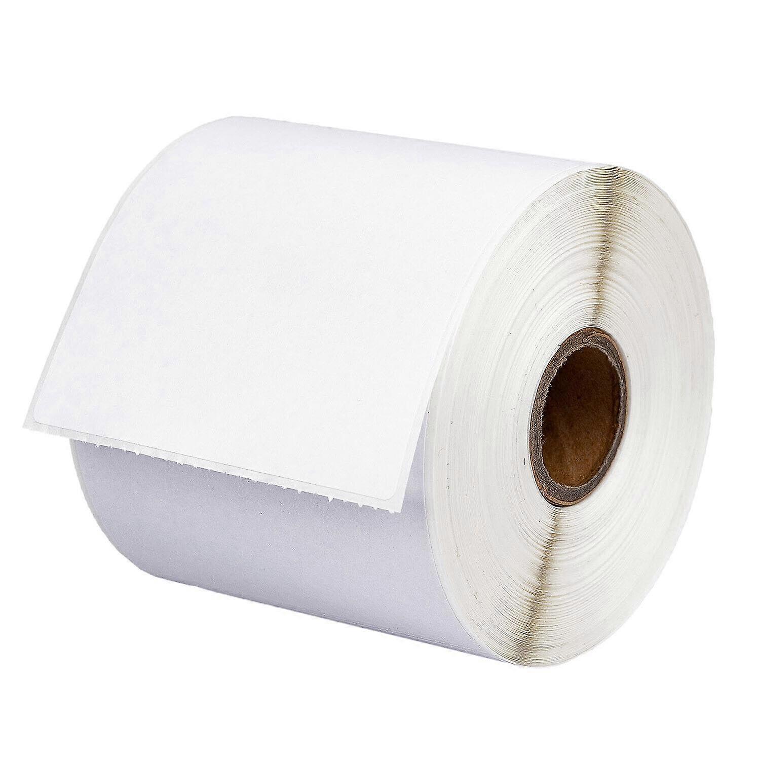 1x2 Direct Thermal Labels 4 Rolls 750 Each, Clear Barcode Printing, Jam Easy Loading