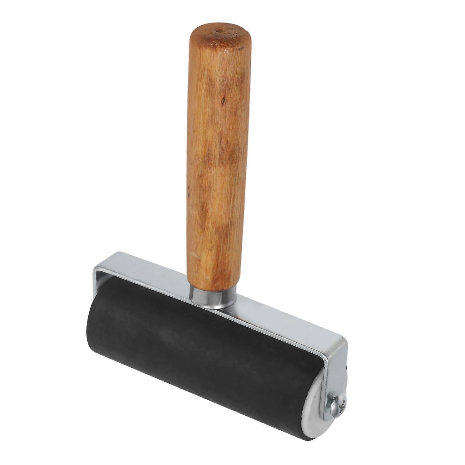 Brayer Roller Soft Rubber Ink Applicator with Detachable Head for Printmaking and Crafts