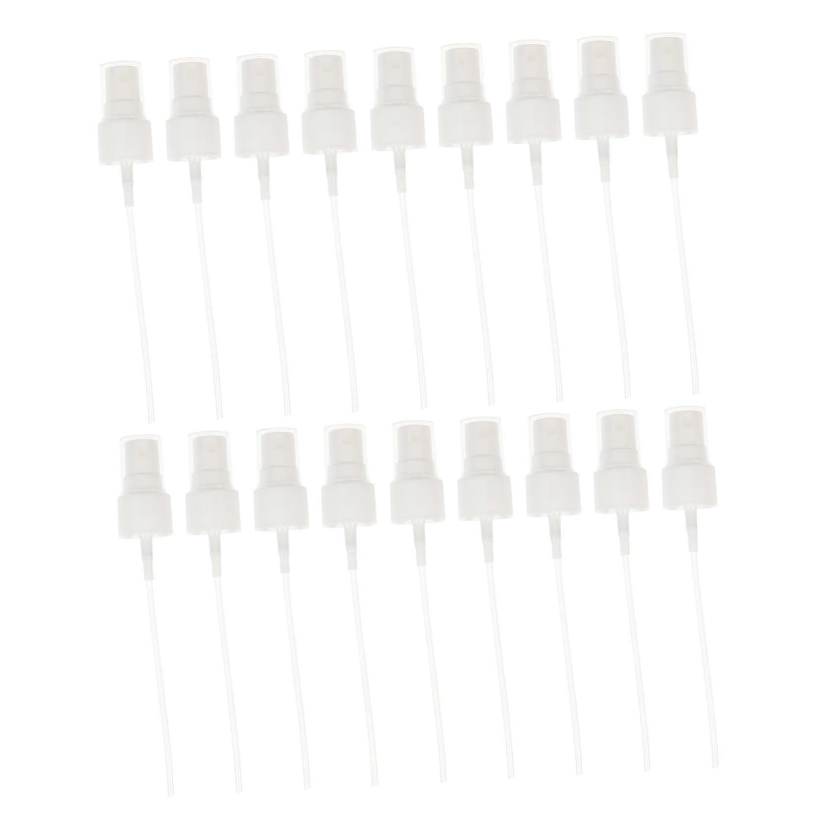 40pcs Fine Mist Spray Nozzle Replacement for Toiletry and Soap Bottles, Refillable White Atomizer Head