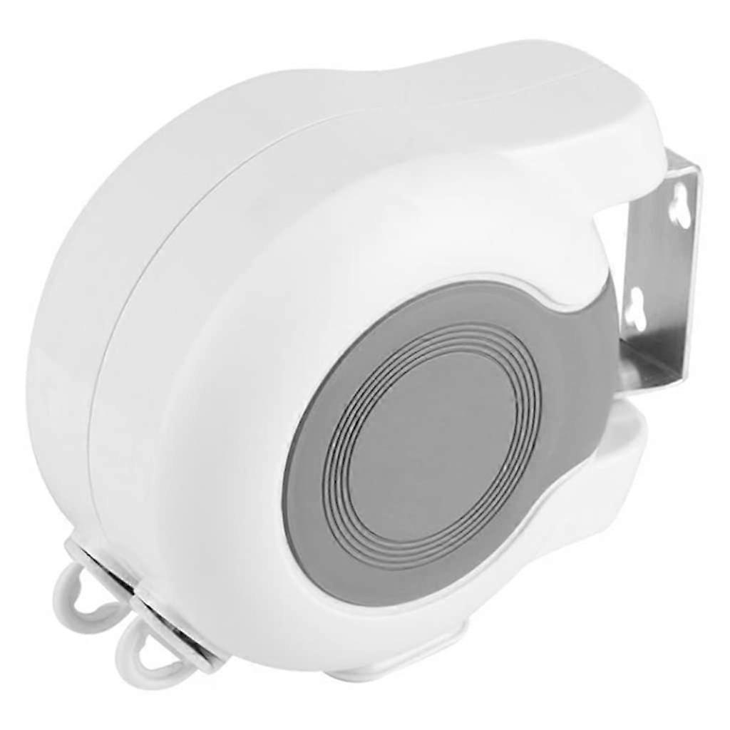 13M Retractable Clothesline Indoor Outdoor Wall Mounted Drying Line with Secure Alloy Hook