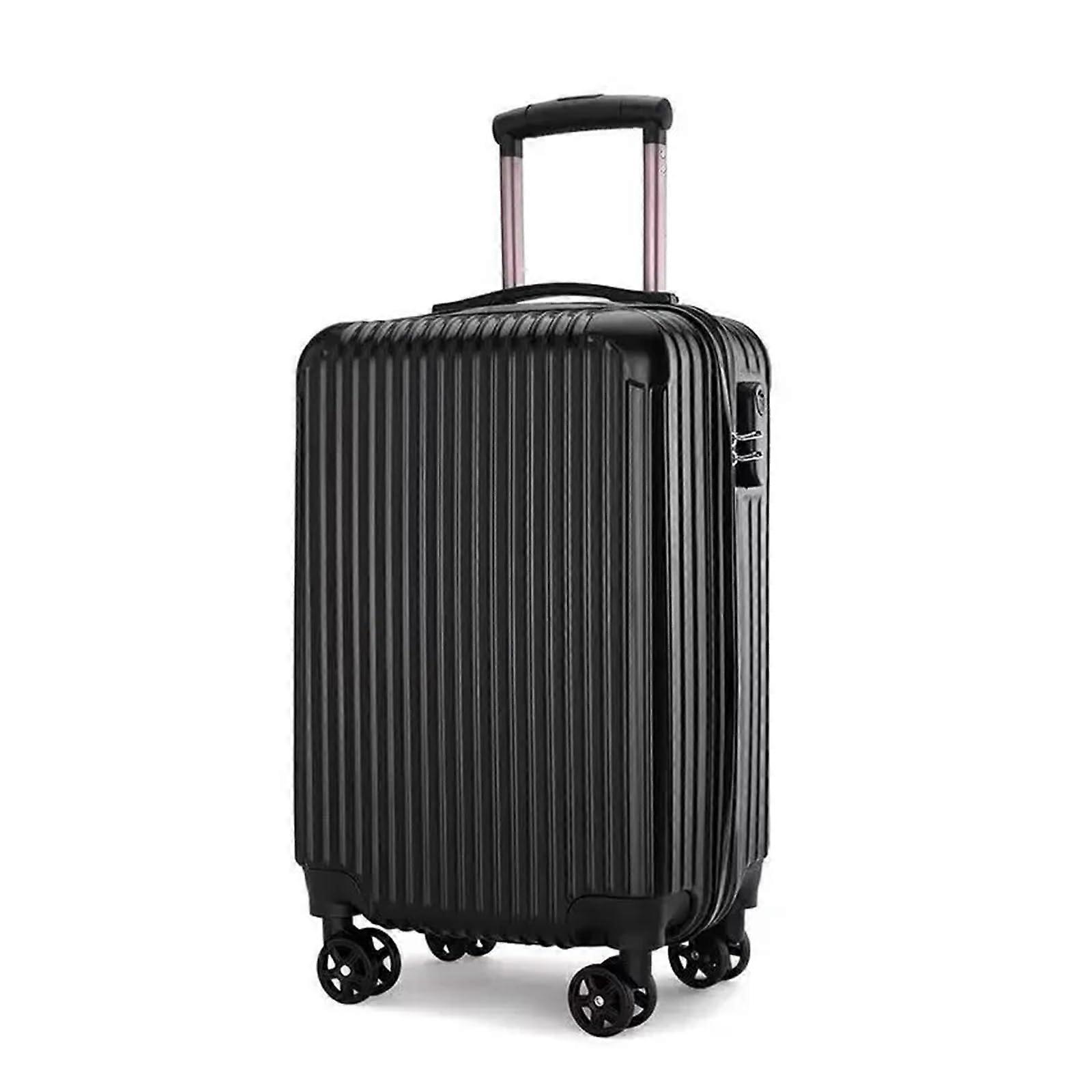 20 Inch Carry On Spinner Luggage with Secure Code Lock and Smooth Wheels, Nero Finish