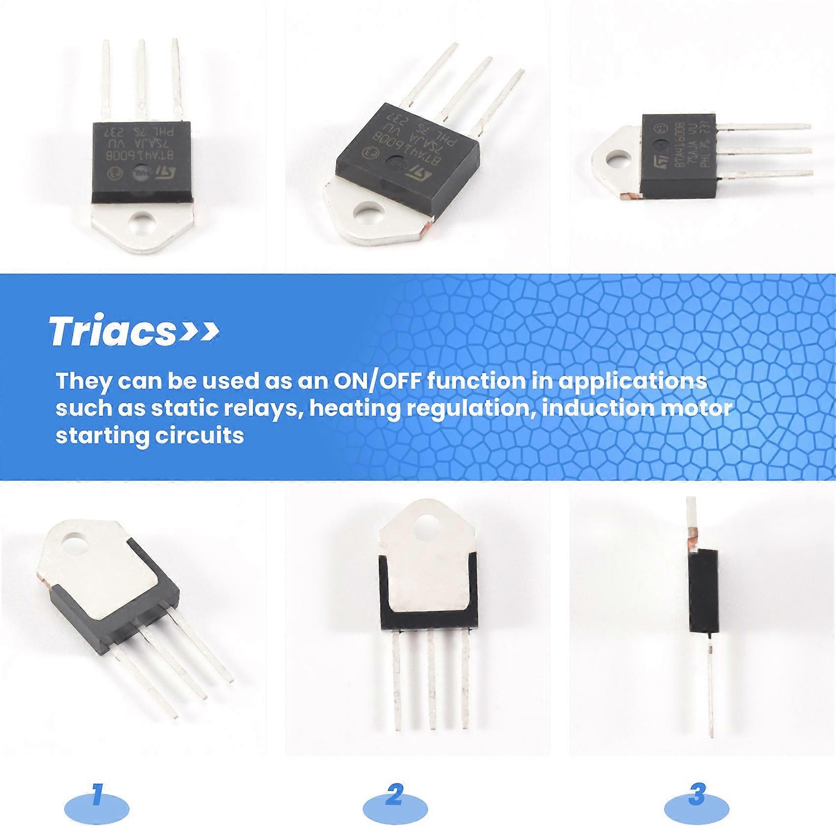BTA41-600B 600V 40A Silicon Controller Rectifier Standard Triac