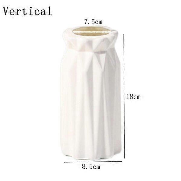 Vase PP plastic unbreakable multiple sizes dormitory decorative flower container