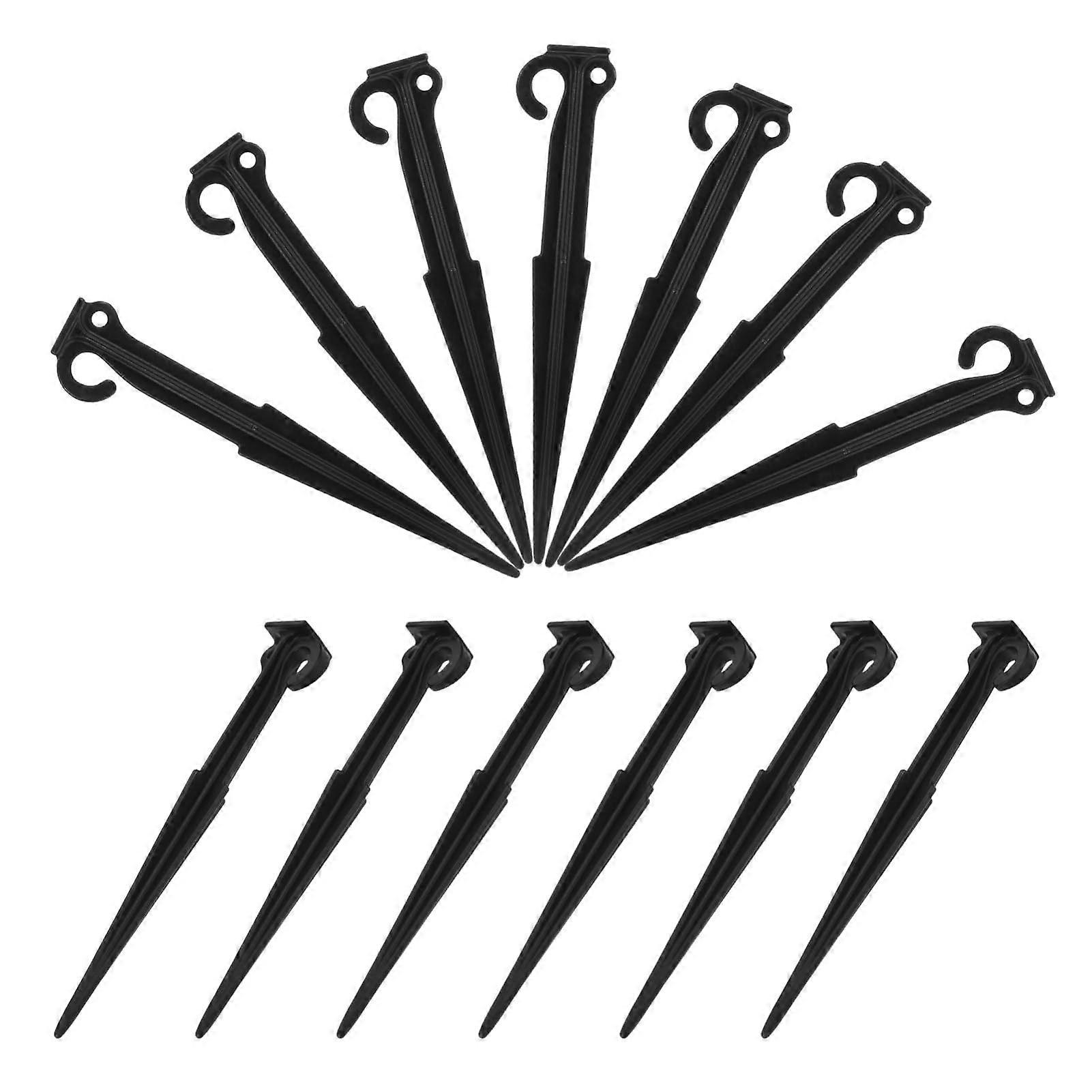 20pcs Plastic Tent Stakes for Camping  Durable Windproof Pegs for Quick Setup and Stability
