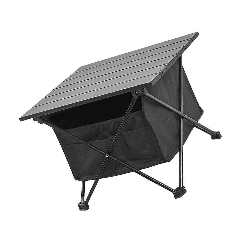 Folding Camping Beach Table with Storage Bag for Outdoor Barbecue 2Pcs