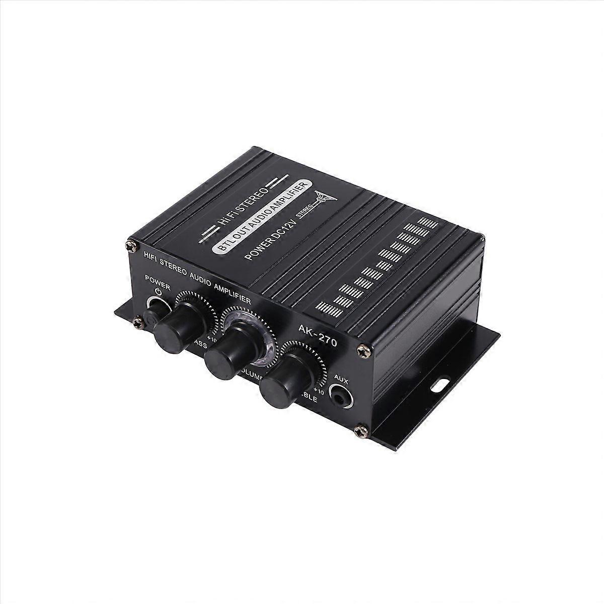 Power Amplifier 2 Channel Class D Amplifier USB/SD AUX Input