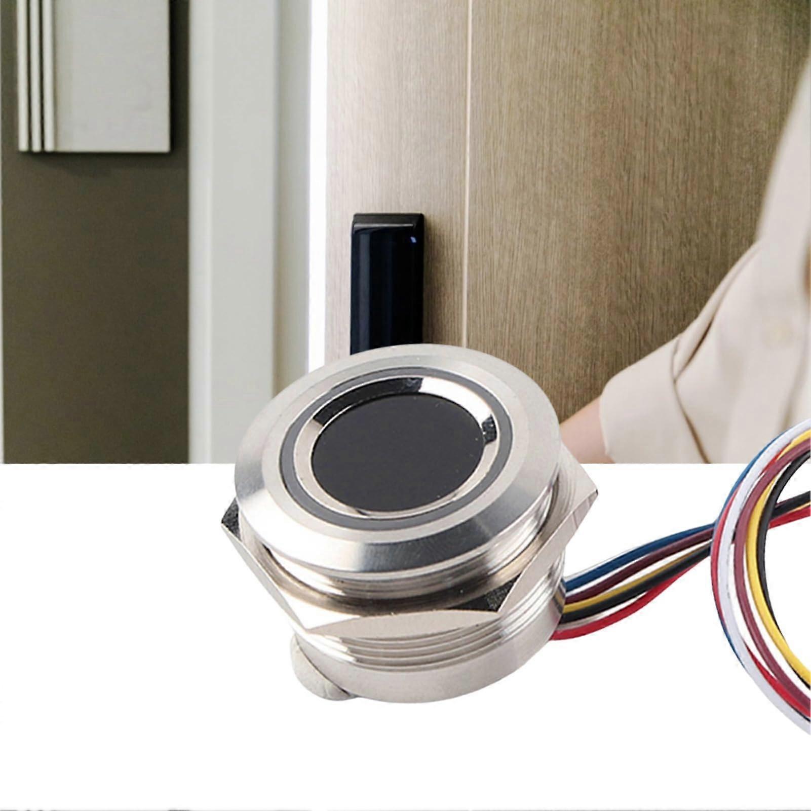 R503 Circular Capacitive Fingerprint Scanner with TwoColor LED for Biometric Access Control