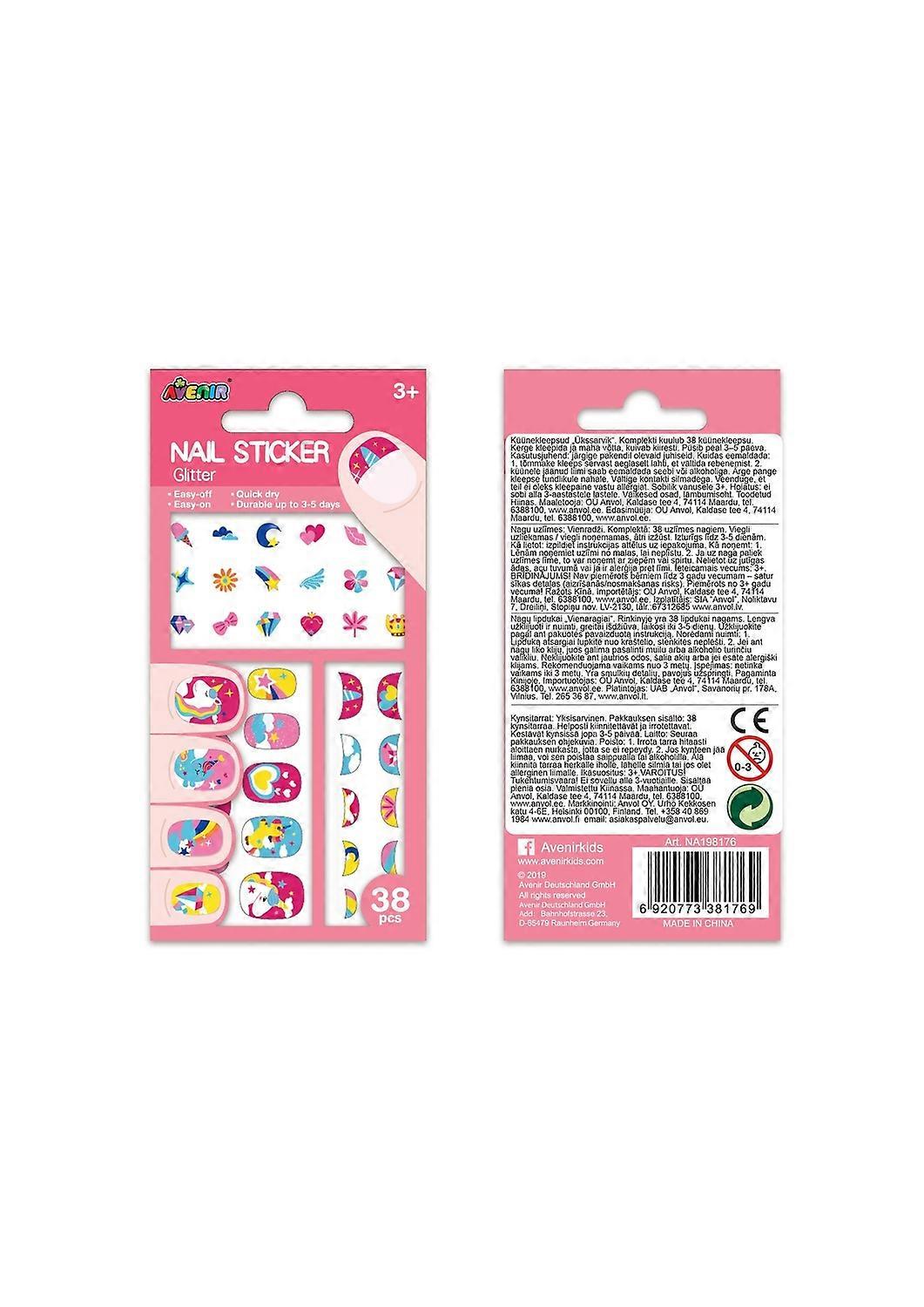 Avenir Nail Stickers Licorne