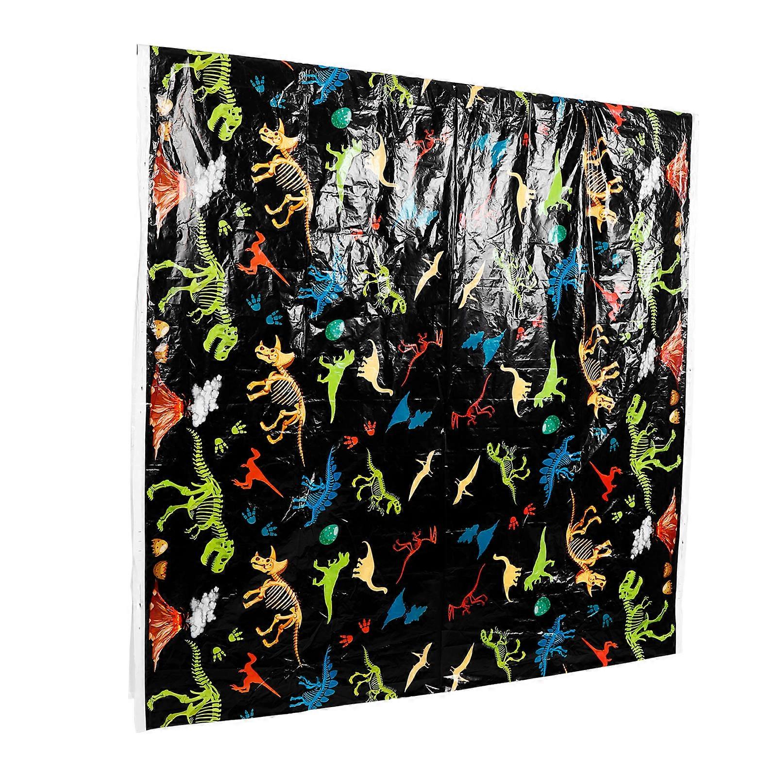 Disposable Birthday Tablecloth Dinosaur Table Cover Rectangular