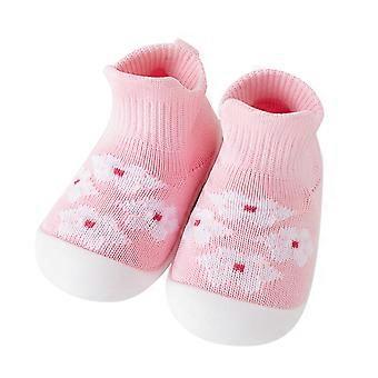 Bjutir Småbarn Baby Strumpskor Icke Pojkar Flickor Vandringskor Sneakers Röda 27 (2-3 År)