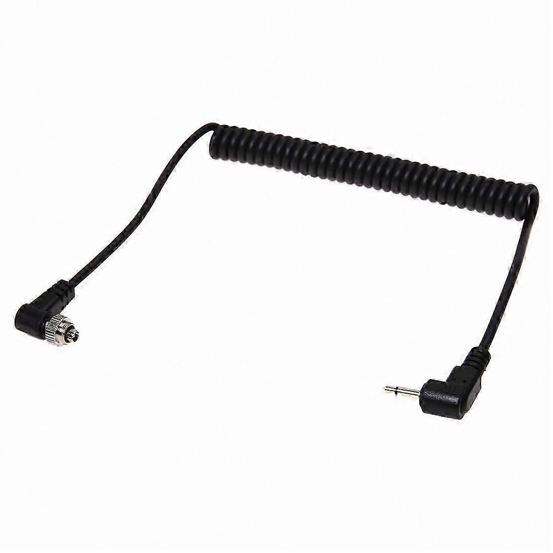 2.5mm Male PC Sync Cable with Screw Lock for Studio Flash Trigger