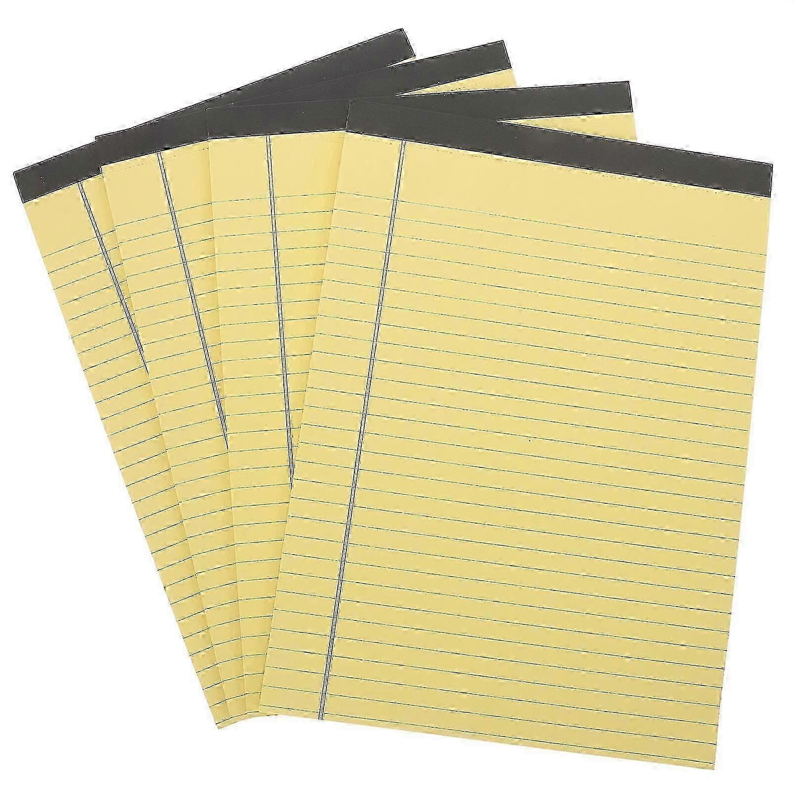 Notepad Tear-Off Notepad for Writing Tasks 4Pcs Yellow