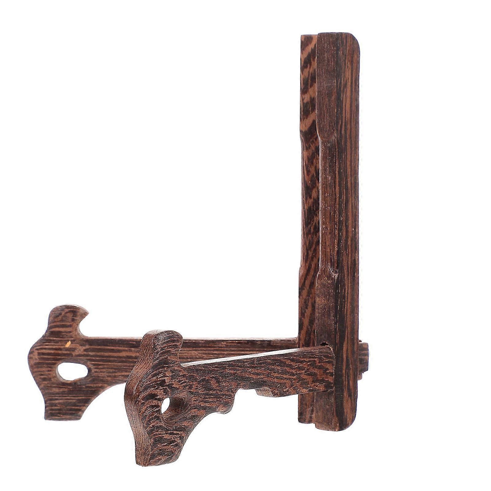 Multi-Functional Wooden Dish Display Stand for Storage 1Pcs