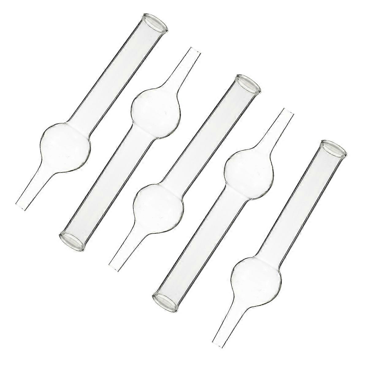 Glass Drying Tubes Single-Ball for Laboratory 5Pcs Set